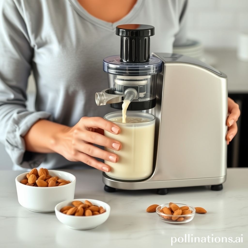 How To Make Almond Milk With Omega Juicer?